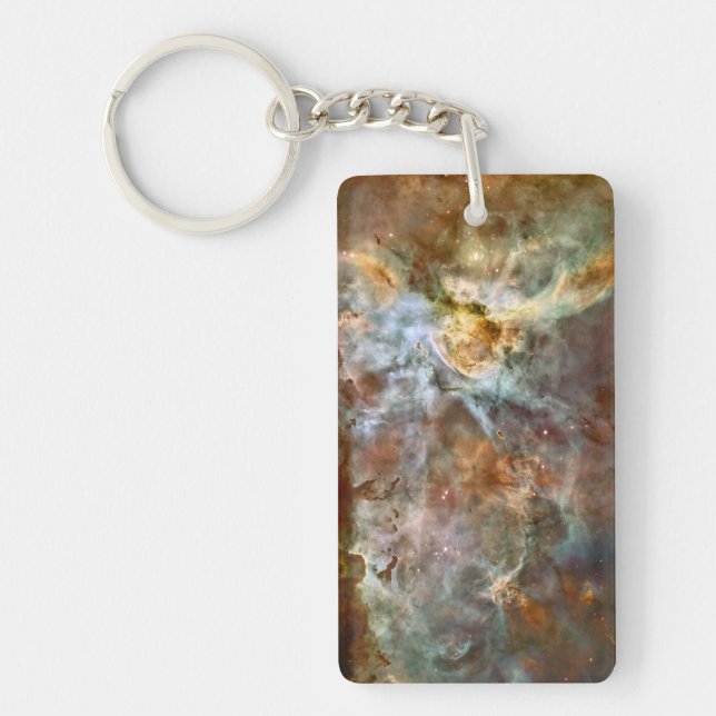 Carina Nebula Hubble Space Keychain (Front)