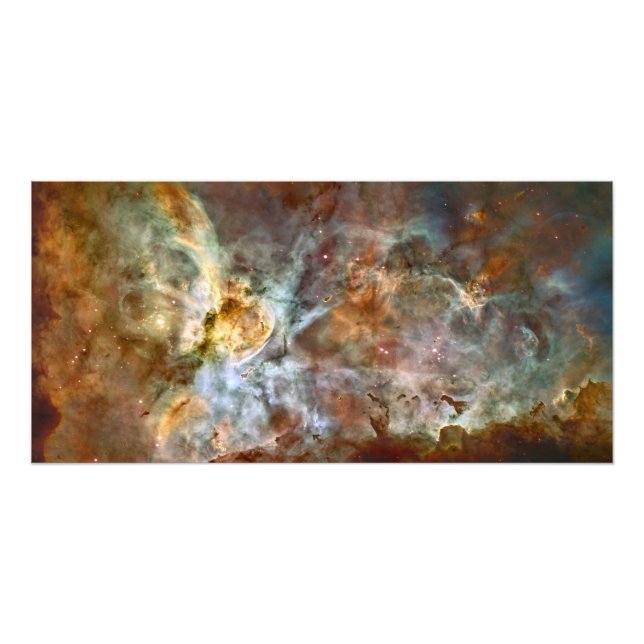 Carina Nebula Hubble Space Photo Print (Front)
