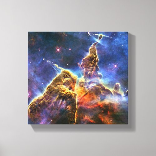 Carina Nebula Hubble Telescope Canvas Print