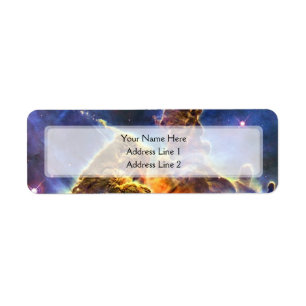 Carina Nebula (Hubble Telescope) Label