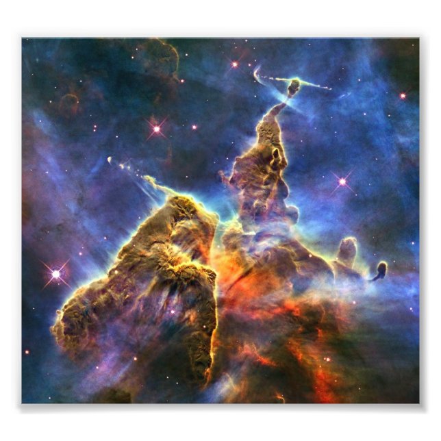 Carina Nebula (Hubble Telescope) Photo Print (Front)