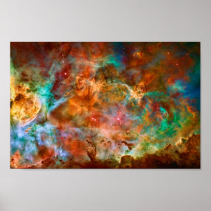 Carina Nebula in Argo Navis beauty in space Poster