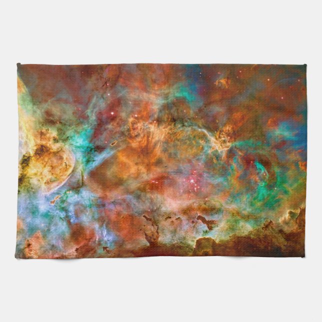 Carina Nebula in Argo Navis constellation Kitchen Towel (Horizontal)