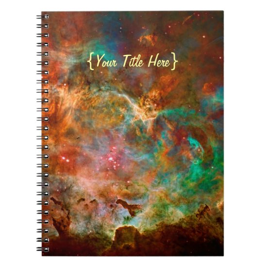 Carina Nebula in Argo Navis constellation Notebook