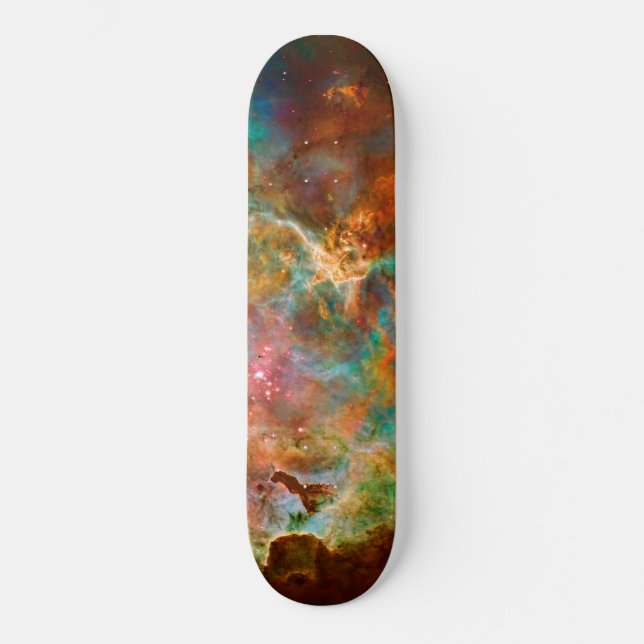 Carina Nebula in Argo Navis constellation Skateboard Deck (Front)