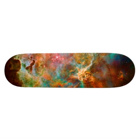 Carina Nebula in Argo Navis constellation Skateboard Deck