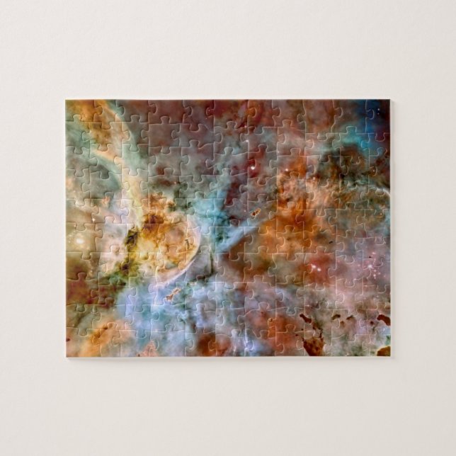 Carina Nebula NASA Hubble Telescope Space Photo Jigsaw Puzzle (Horizontal)