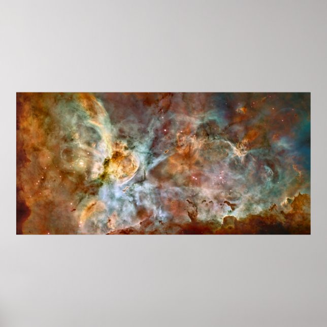 Carina Nebula - NGC 3372 Poster (Front)