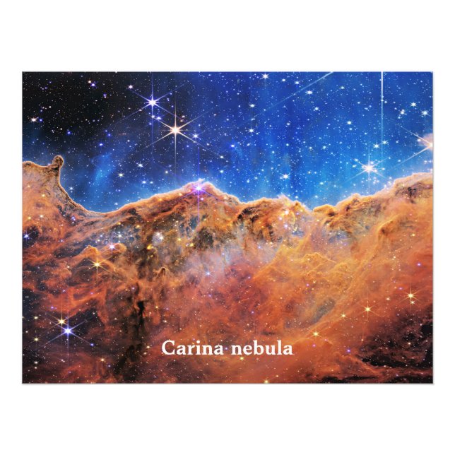 Carina nebula photo print (Front)