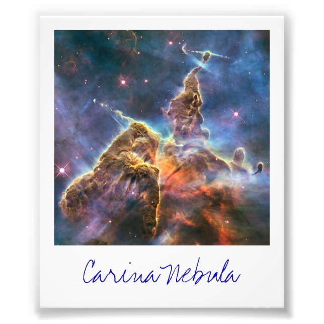 Carina Nebula Retro Style Photo Frame (Front)