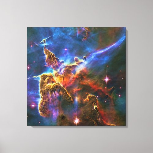 Carina Nebula Star Forming Gas_cloud Sculpture Canvas Print