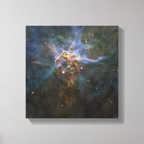 Carina Nebula Star_forming Pillars Canvas Print