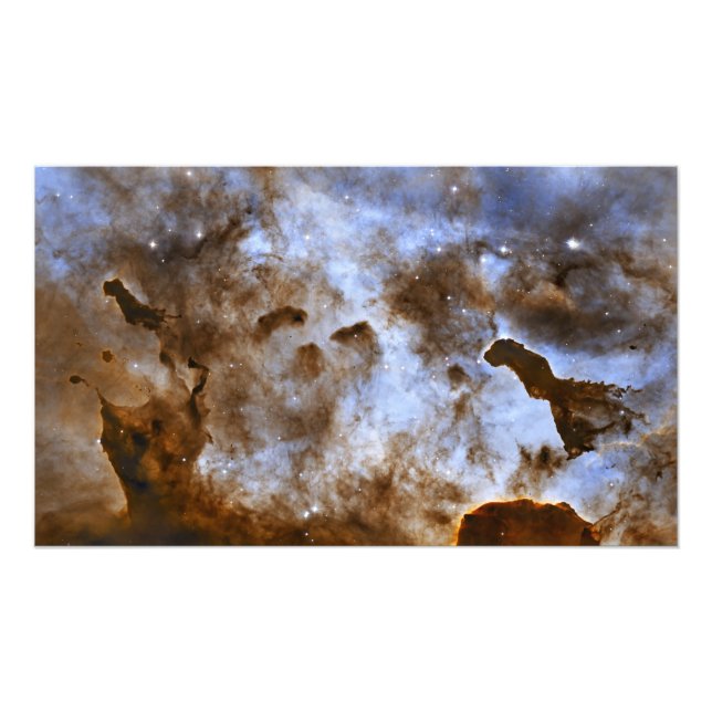 Carina Nebula Star-Forming Pillars Photo Print (Front)