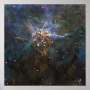 Carina Nebula Star-forming Pillars Poster