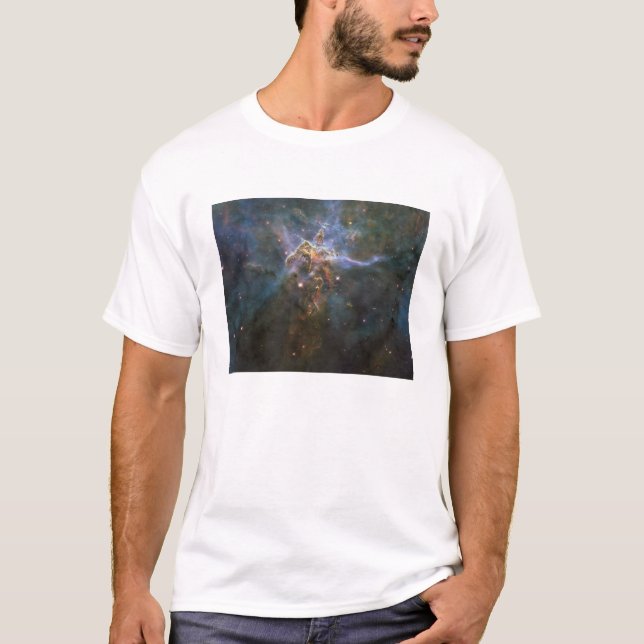 Carina Nebula Star-forming Pillars T-Shirt (Front)