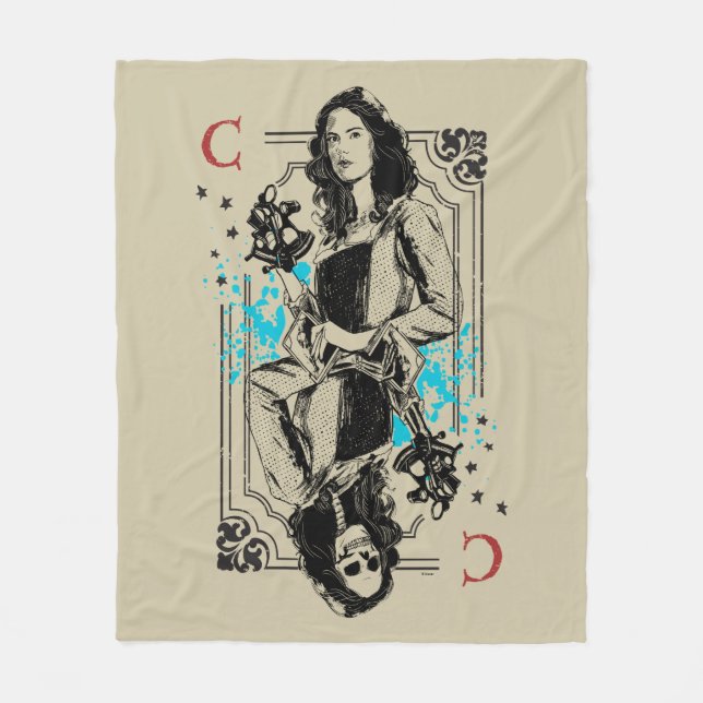 Carina Smyth - Fearsomely Beautiful Fleece Blanket (Front)