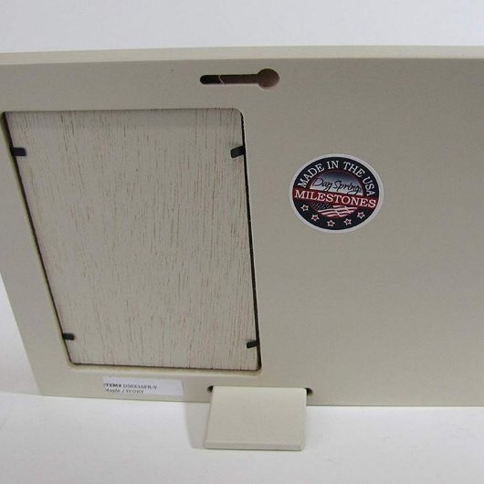 Caring 4x6 Ivory Father's Day Picture Frame (Back)