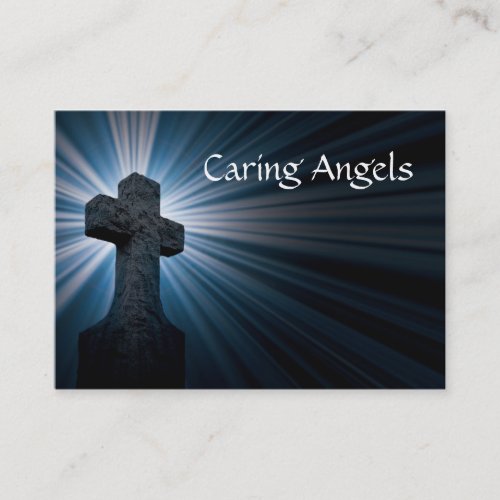 Caring Angels Nursing Care Business Card Template