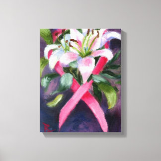 Caring Breast Cancer Awareness Canvas