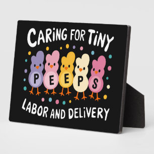 Caring For Tiny Labor And Delivery L&D Nurse Plaque