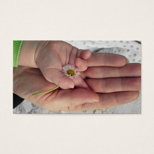Caring Hands Business Card (Front)