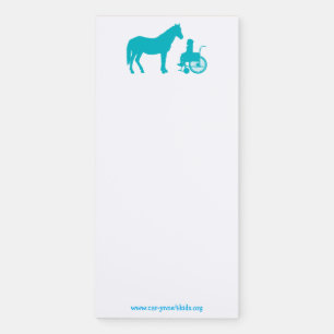Caring Horse Magnetic Notepad
