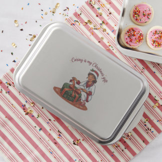 Caring is my Christmas Gift Nurse Cake Pan