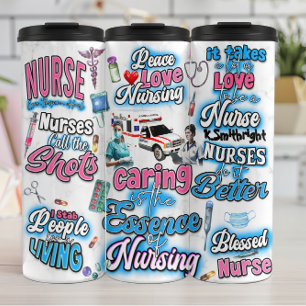 Caring is the Essence of Nursing Thermal Tumbler