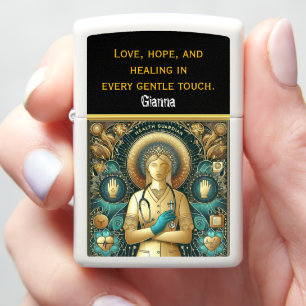 Caring Nurse Practitioner Shows Compassion Zippo Lighter
