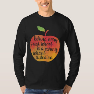 Caring School Custodian T-Shirt