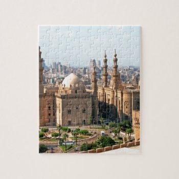 Cario Egypt Skyline Jigsaw Puzzle by GreatDrawings at Zazzle