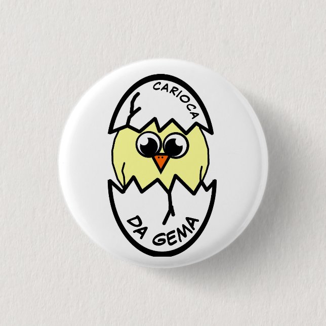Carioca da Gema Button (Front)