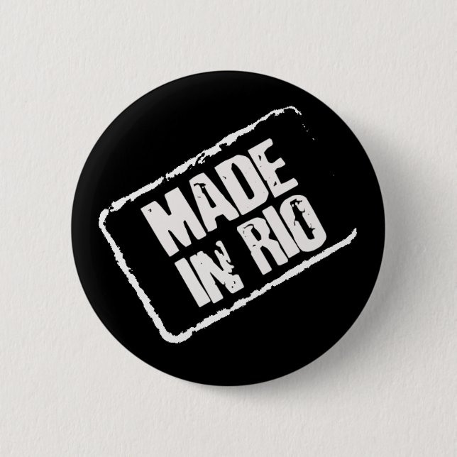 CARIOCA MADE IN RIO STAMP BUTTON (Front)