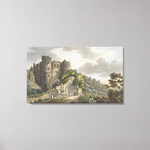 Carisbrook Castle from The Isle of Wight Illustr Canvas Print