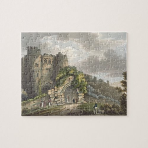 Carisbrook Castle from The Isle of Wight Illustr Jigsaw Puzzle