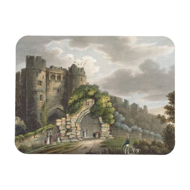 Carisbrook Castle, from 'The Isle of Wight Illustr Magnet (Horizontal)