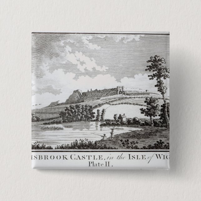 Carisbrook Castle, in the Isle of Wight Pinback Button (Front)