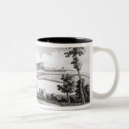 Carisbrook Castle in the Isle of Wight Two_Tone Coffee Mug