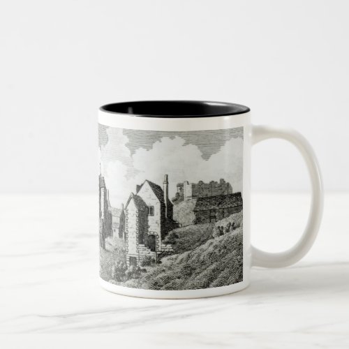 Carisbrook Castle Isle of Wight Plate I Two_Tone Coffee Mug