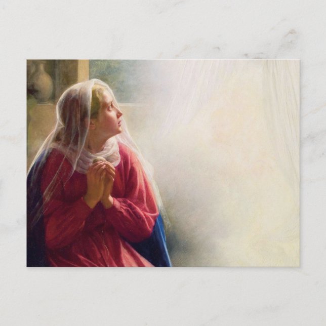 Carl Bloch Annunciation Postcard (Front)
