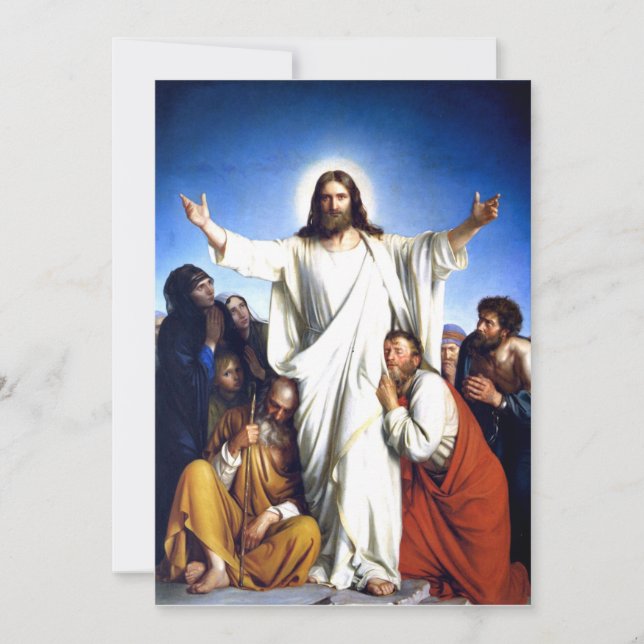 Carl Bloch artwork, Christus Consulator Holiday Card (Front)