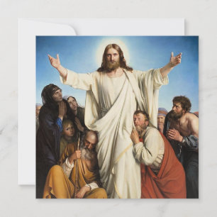 Carl Bloch's famous artwork, Consolator, Holiday Card