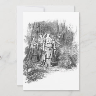 Carl Emil Doepler - Frigg as Ostara Invitation