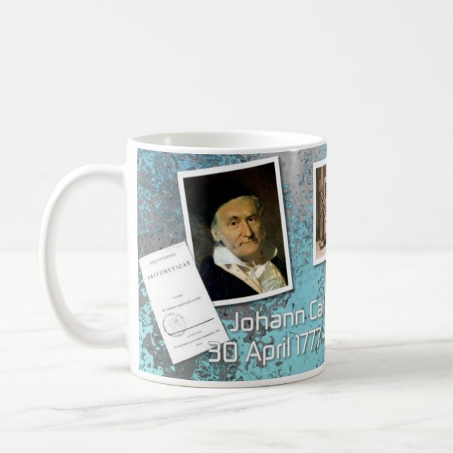 Carl F. Gauss Mug for Math Lovers (Left)