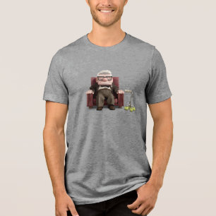 Carl from Disney Pixar UP - Sitting Tri-Blend Shirt