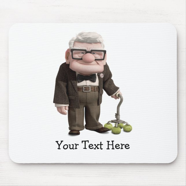 Carl from the Disney Pixar UP Movie 2 Mouse Pad (Front)