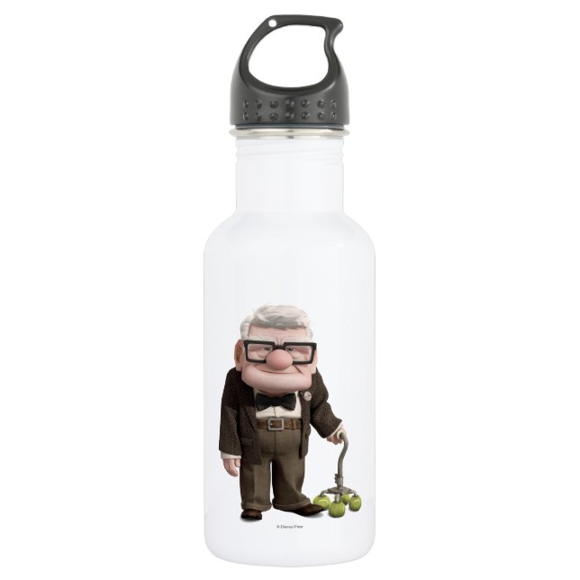 Carl from the Disney Pixar UP Movie 2 Water Bottle (Front)