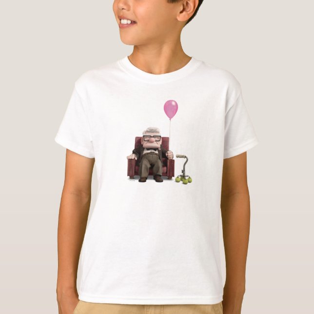 Carl from the Disney Pixar UP Movie T-Shirt (Front)