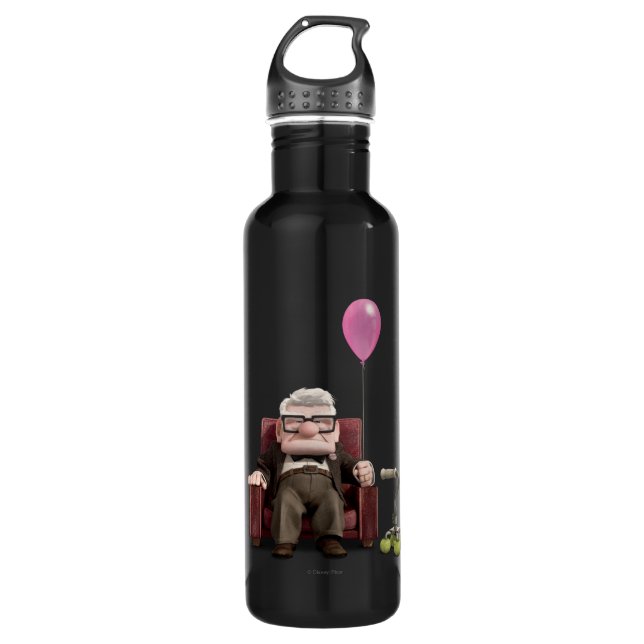 Carl from the Disney Pixar UP Movie Water Bottle (Front)