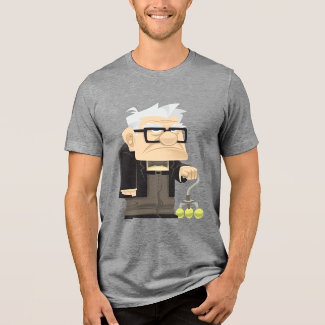 Carl from the UP Movie - concept art Tri-Blend Shirt (Front)
